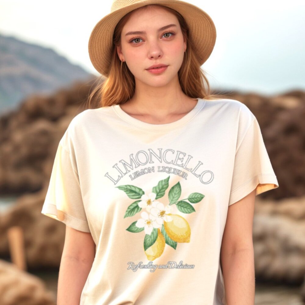 Limoncello Shirt, Capri Italy Shirt, Citrus Shirt, Amalfi Coast T Shirt